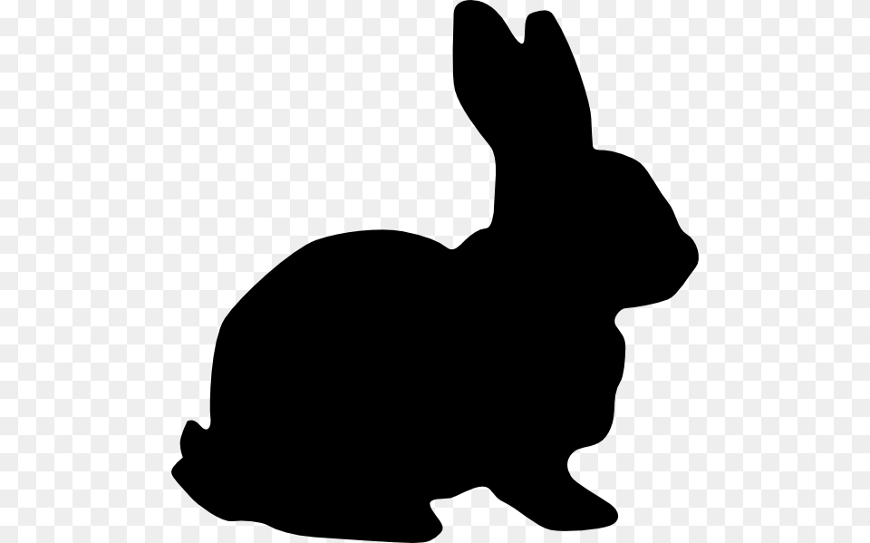 Bunny Silohette Image Rabbit Silhouette Clip Art, Animal, Mammal, Baby, Person Free Png