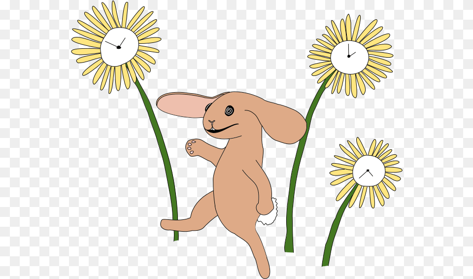 Bunnytrip Doodle Flower Transparant, Daisy, Plant, Animal, Bear Free Png Download