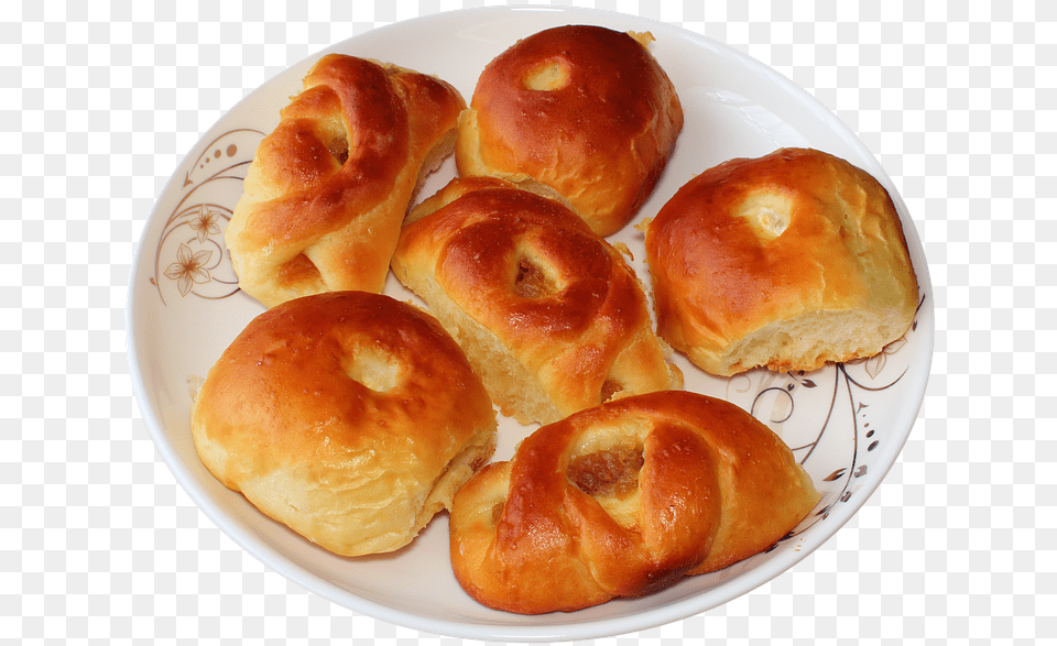 Buns Baking Tasty Yummy Sweets Bread, Bun, Food, Sandwich, Plate Free Png Download