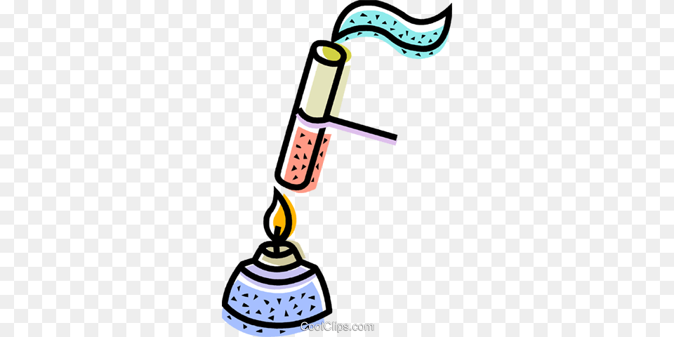 Bunsen Burners Royalty Vector Clip Art Illustration, Weapon Free Transparent Png