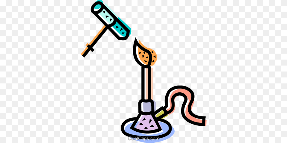 Bunsen Burners Royalty Vector Clip Art Illustration, Light, Device, Grass, Lawn Free Png Download