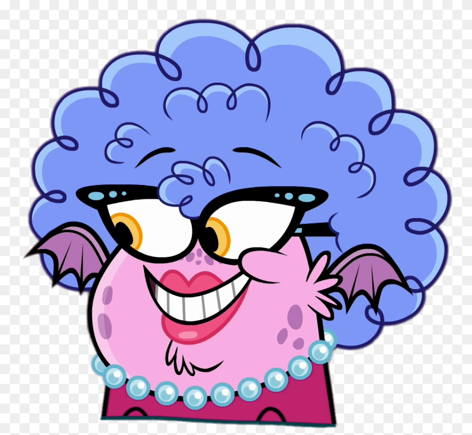 Bunsen Character Aunt Rhonda, Purple, Cartoon, Art, Baby Png