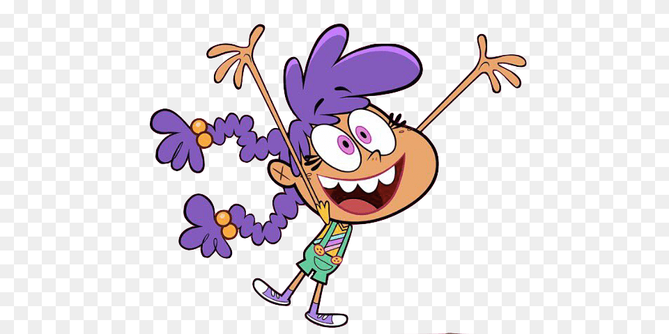 Bunsen Character Darcy Enthusiastic, Cartoon, Purple Free Png Download