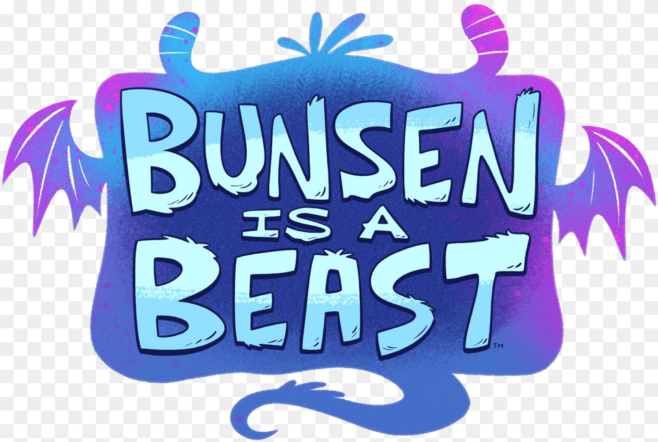 Bunsen Is A Beast Logo Transparent Illustration, Purple, Text Png Image