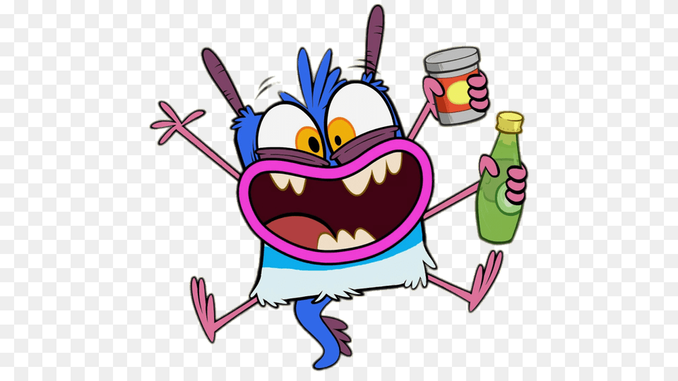 Bunsen The Beast Jumping, Cartoon Free Png