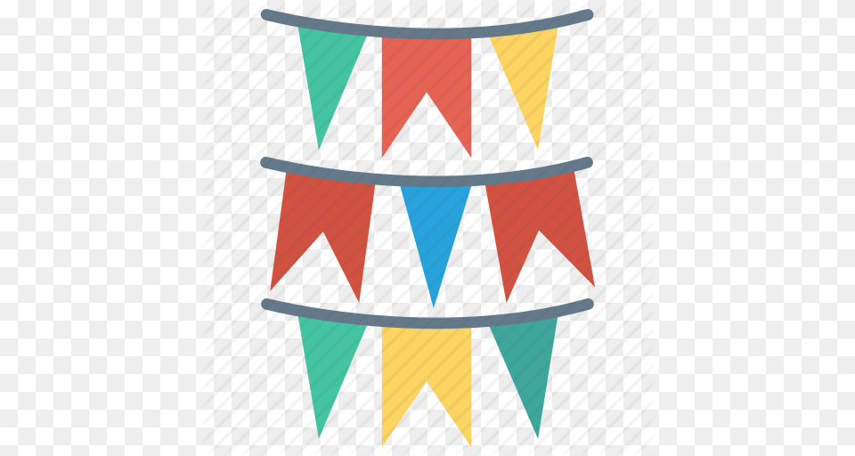Bunting Celebration Decoration Flags Party Icon Free Transparent Png