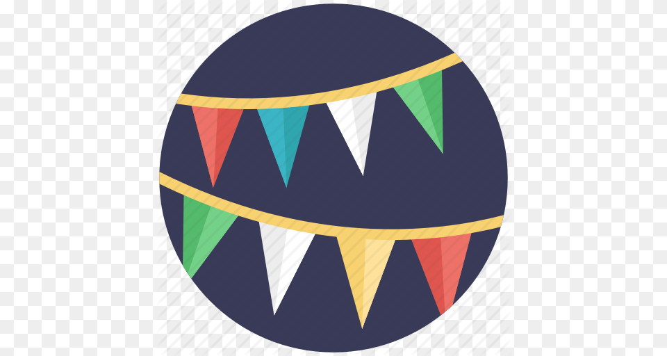 Bunting Flags Buntings Party Decoration Party Flags Pennants Icon Free Transparent Png
