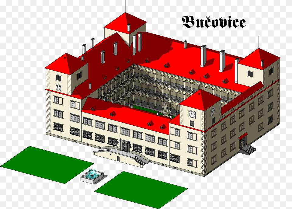 Buovice Castle Czech Town Clipart, City, Scoreboard, Cad Diagram, Diagram Free Png