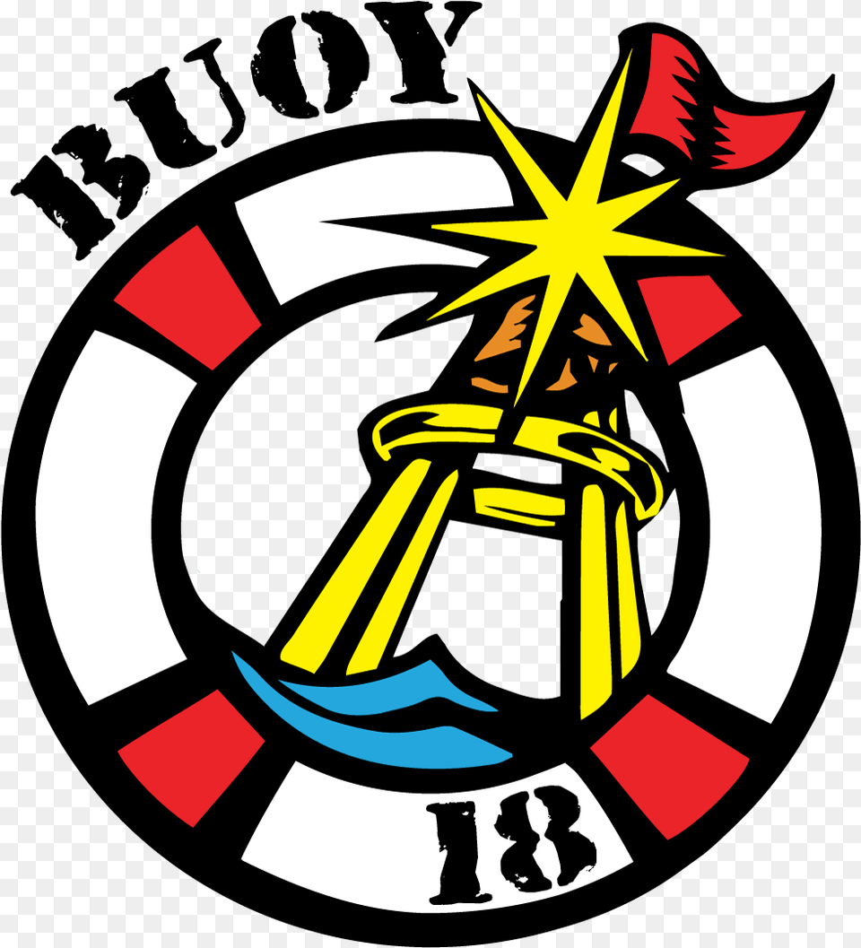 Buoy 18 Miniature Golf And Ice Cream, Emblem, Symbol, Logo, Person Png