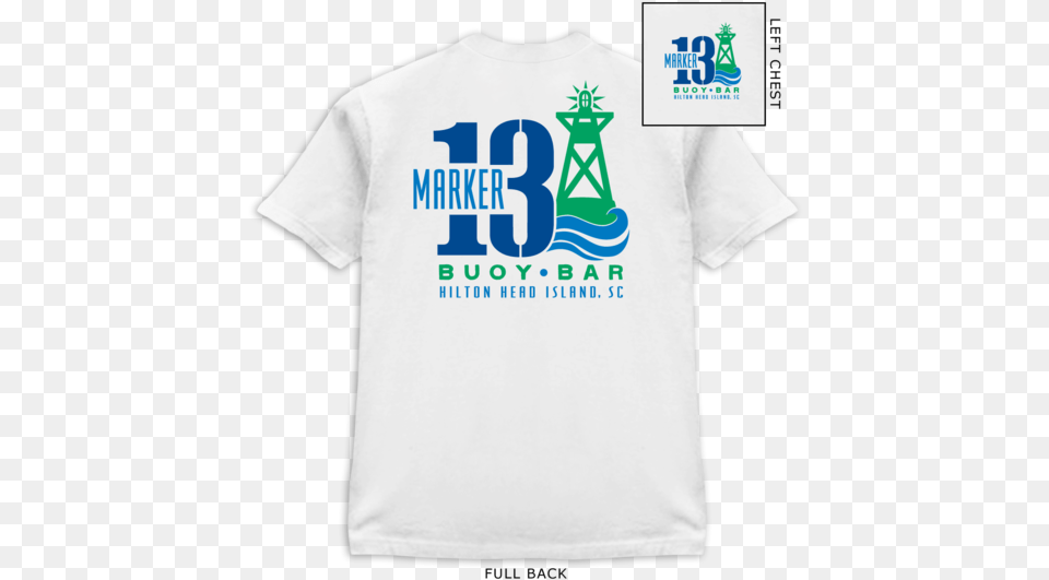 Buoy Bar T Shirt White Active Shirt, Clothing, T-shirt Png Image