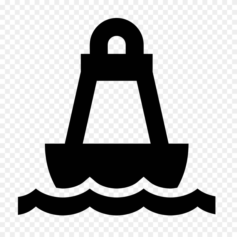 Buoy Icon, Gray Free Png Download