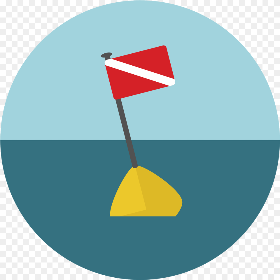 Buoy Vector Sea Dive Flag Icon, Oars, Paddle, Astronomy, Moon Free Transparent Png