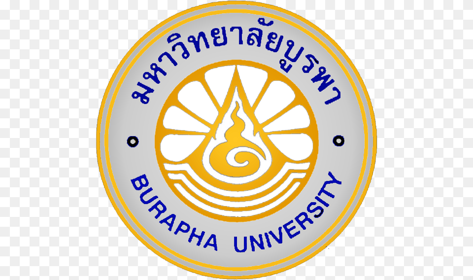 Burapha University International College Logo, Badge, Symbol, Emblem, Disk Free Transparent Png