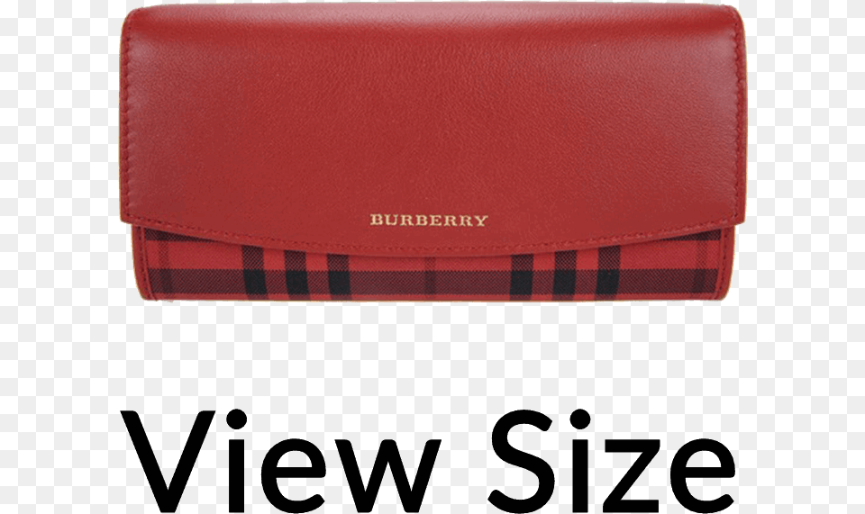 Burberry House Check And Leather Continental Wallet Wallet, Accessories, Bag, Handbag Free Png