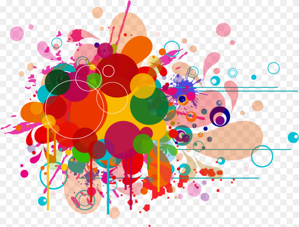Burbujas Colores Abstract Graphic Design Art, Floral Design, Graphics, Modern Art, Pattern Png