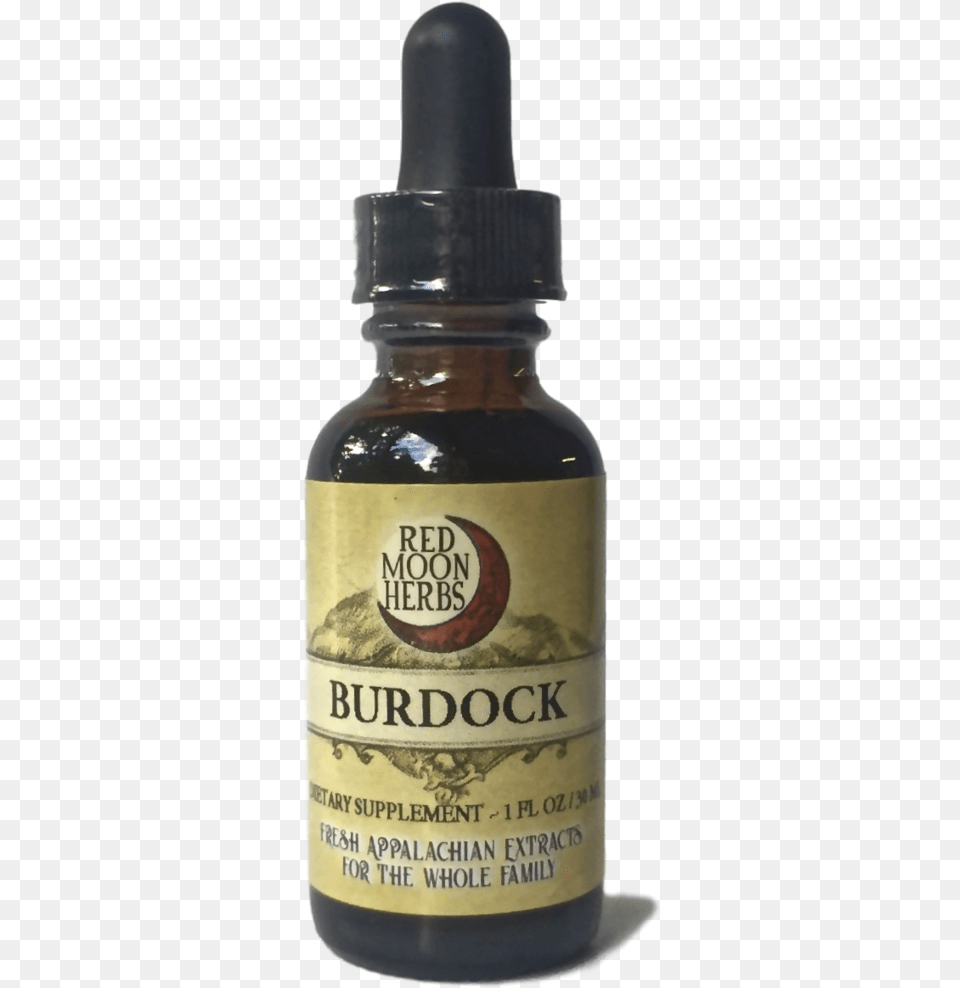 Burdock Herbal Extract Bottle For Skin And Liver Health Extract, Aftershave, Cosmetics, Perfume Png