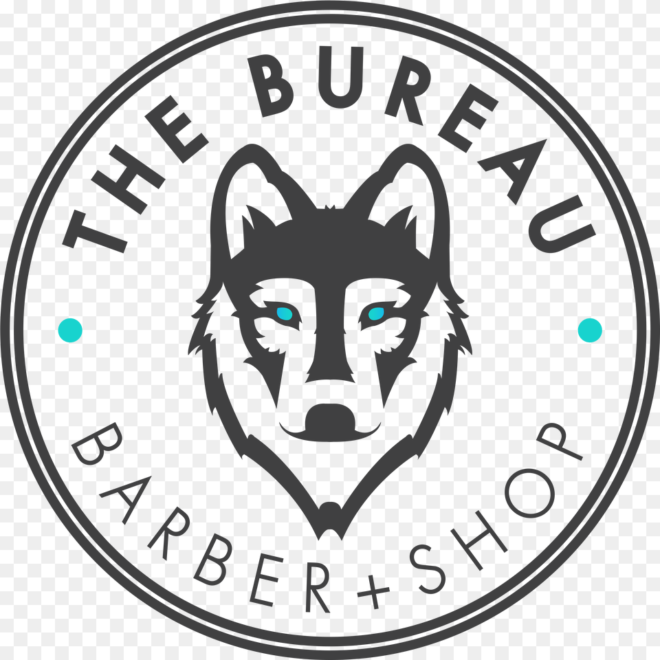 Bureau Barber Shop, Logo, Face, Head, Person Png Image