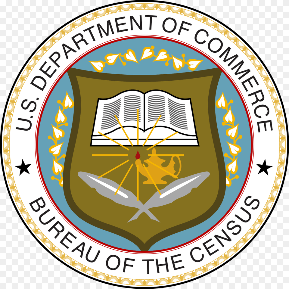 Bureau Of Census, Badge, Logo, Symbol, Emblem Png Image