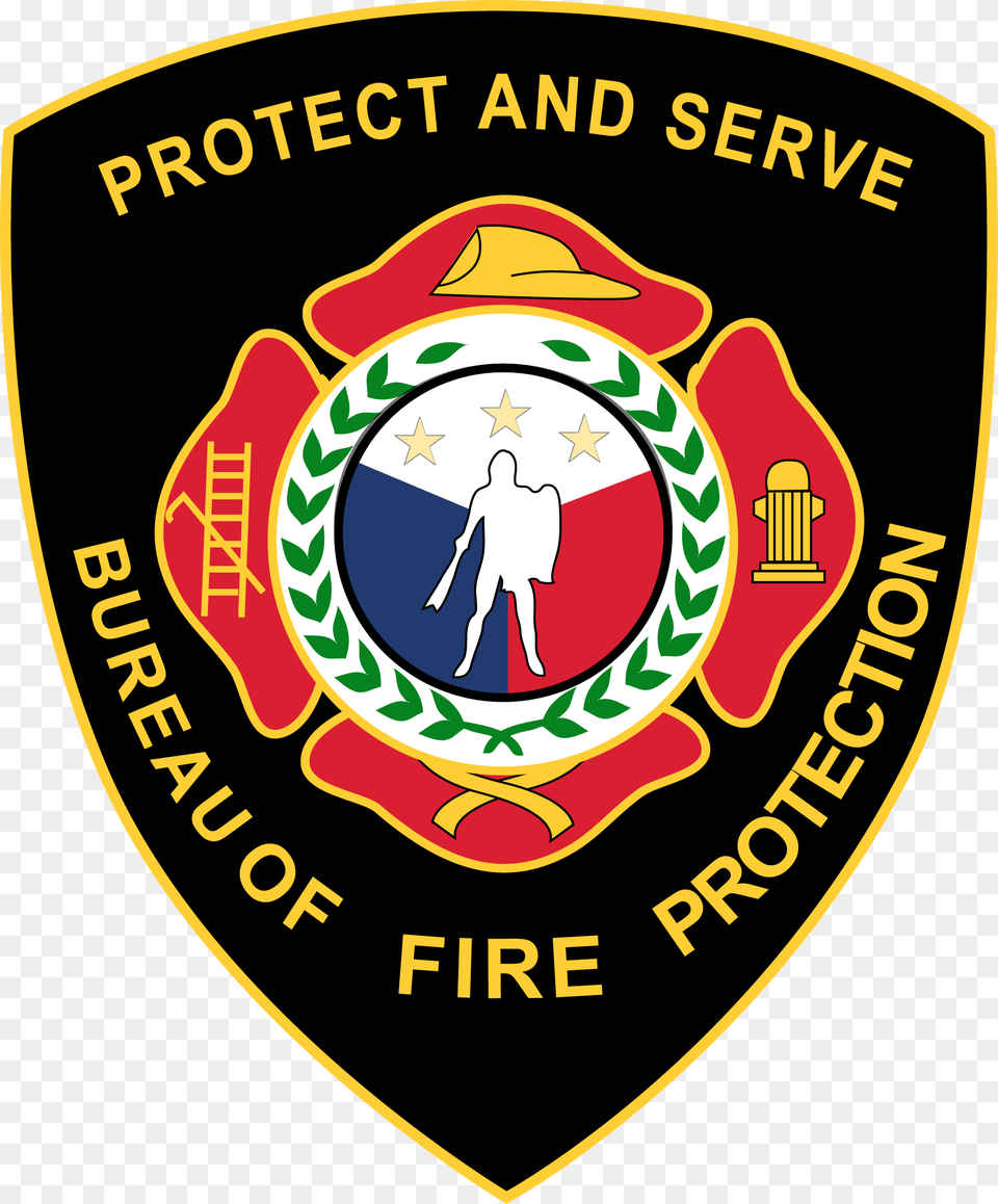 Bureau Of Fire Protection Logo Bureau Of Fire Logo, Badge, Symbol, Food, Ketchup Png Image