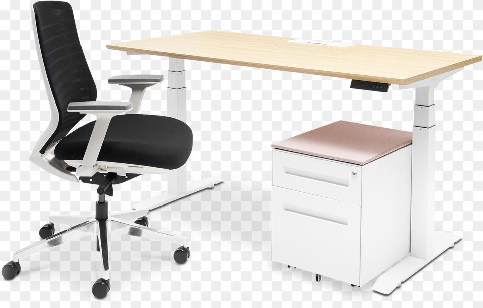 Bureau Standing Package Office Furniture, Desk, Table, Chair, Mailbox Free Png