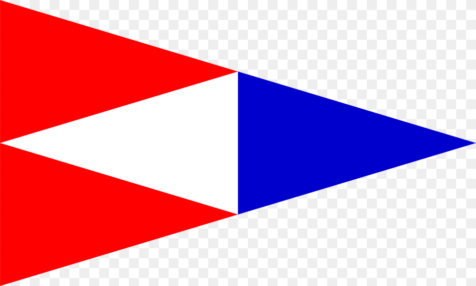 Burgee Of American Yc Massachusetts Clipart, Triangle, Flag Png