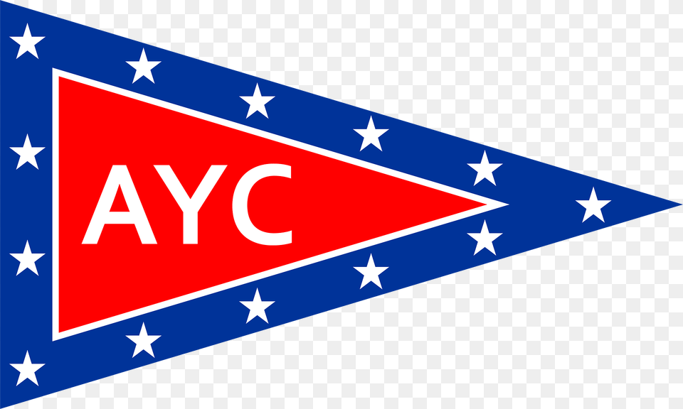 Burgee Of Atlanta Yc Clipart, Flag, Triangle Free Png Download