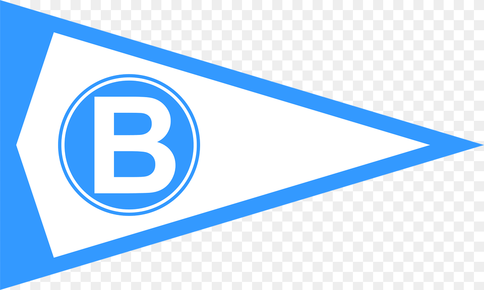 Burgee Of Brum Seilforening Clipart, Triangle Png Image