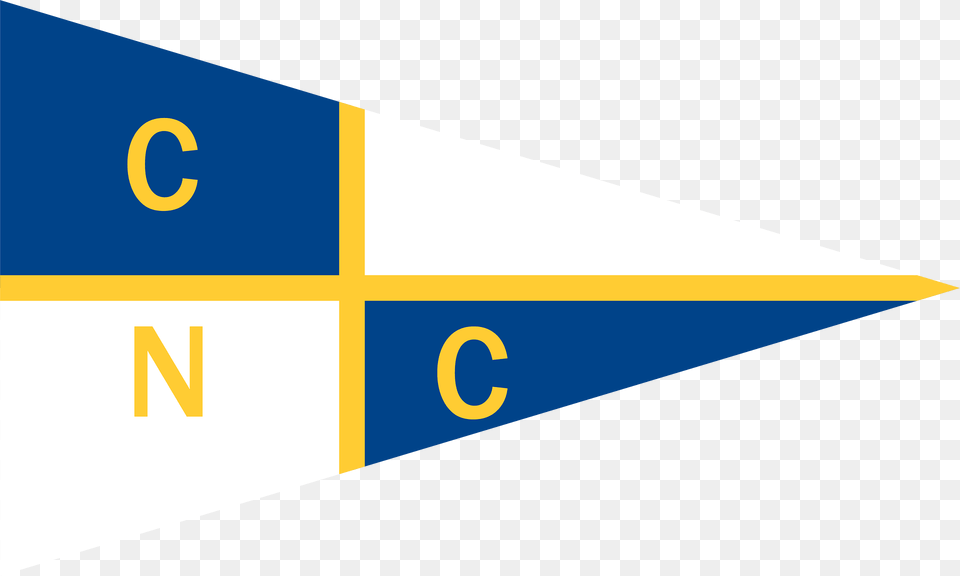 Burgee Of Circolo Nautico Chioggia Clipart, Triangle Png Image