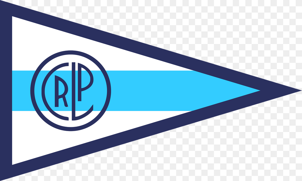 Burgee Of Club Regatas La Plata Clipart, Triangle Free Png Download