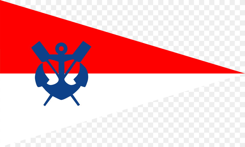 Burgee Of Clube Internacional De Regatas Clipart, Triangle, Animal, Fish, Sea Life Free Png