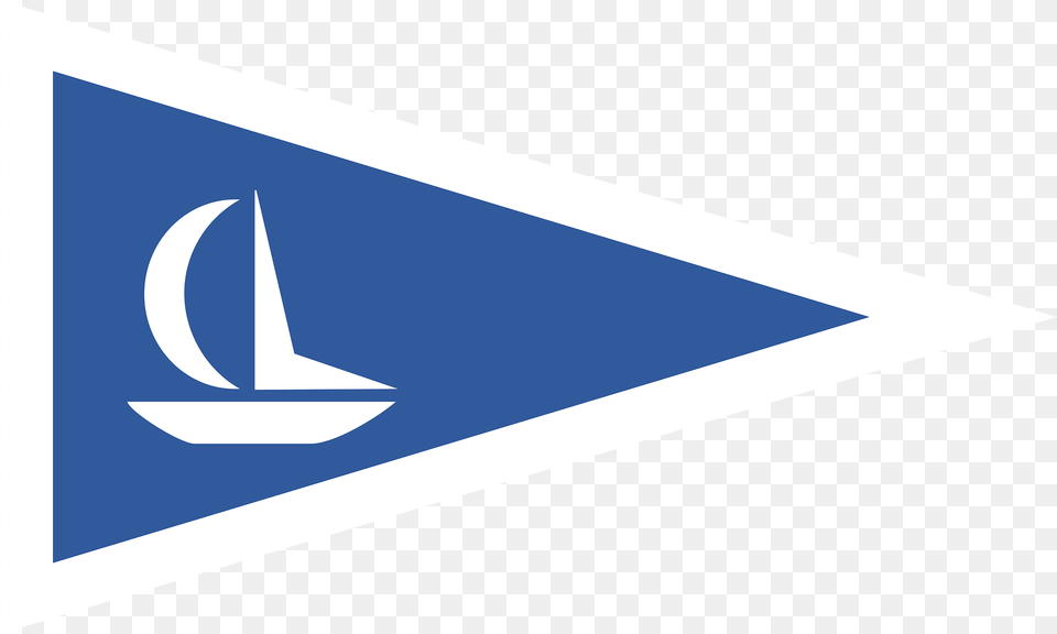 Burgee Of Cowan Lake Sailing Association Clipart, Triangle Png Image