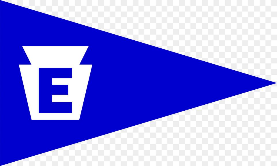 Burgee Of Erie Yc Clipart, Triangle Png Image