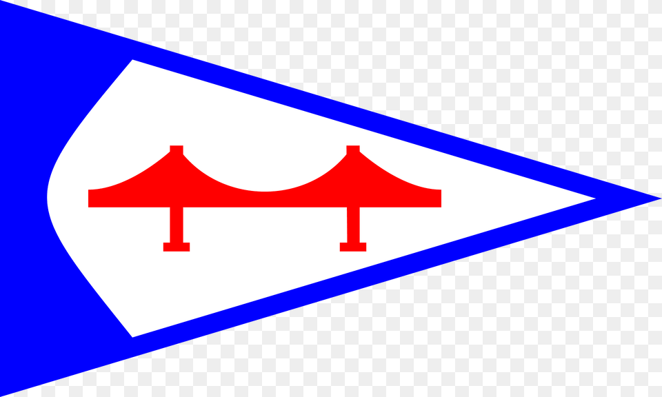 Burgee Of Goldengateyc Clipart, Triangle Png Image