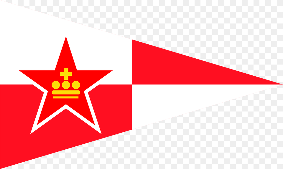 Burgee Of Koninklijke Liberty Yc Clipart, Star Symbol, Symbol Free Png Download