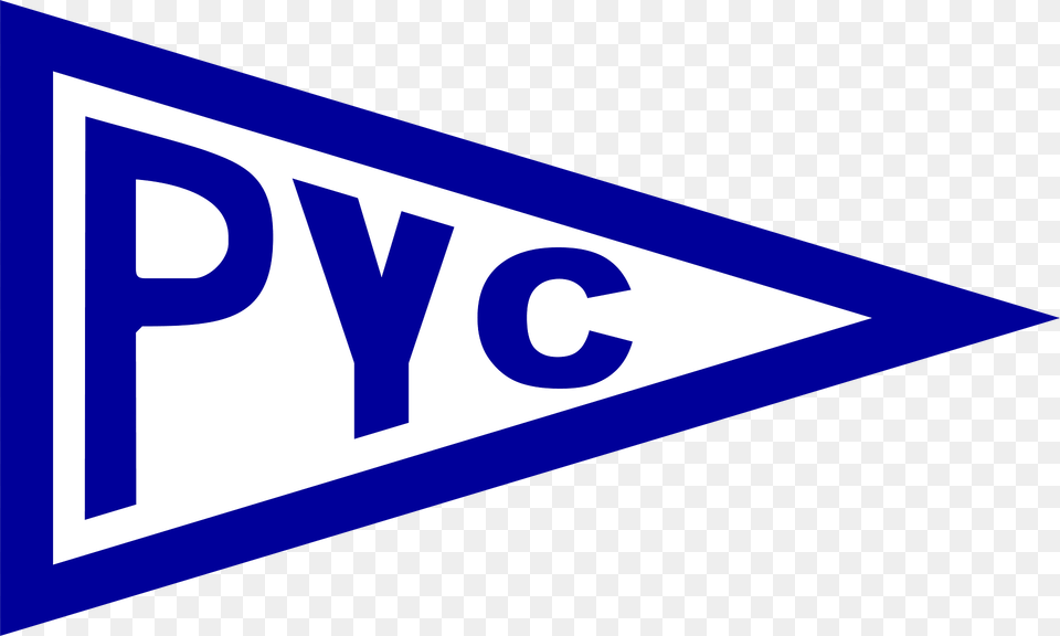 Burgee Of Pensacola Yc Clipart, Triangle, Sign, Symbol Free Transparent Png