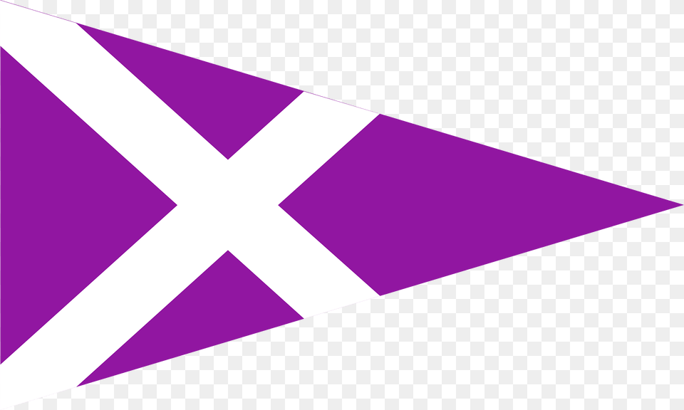 Burgee Of Rcnm Clipart, Purple, Triangle Free Png