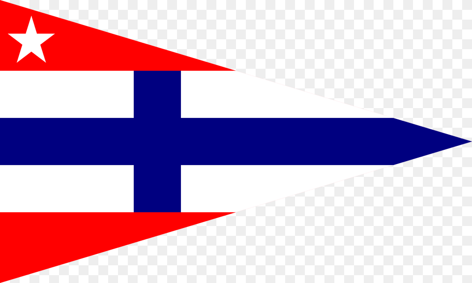 Burgee Of Socit Nautique De Marseille Clipart, Flag Free Png Download