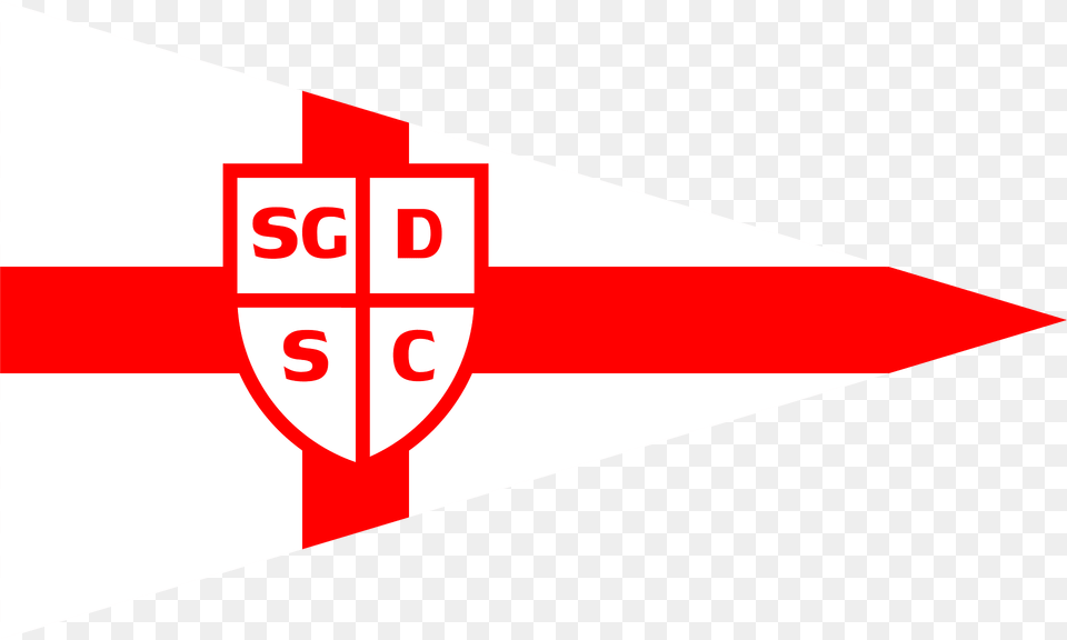 Burgee Of St George39s Dinghy Sc Clipart, Symbol Free Png