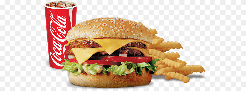 Burger And Fries, Food, Ketchup Png Image