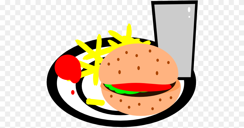 Burger And Fries Clip Art, Food, Lunch, Meal Free Png Download
