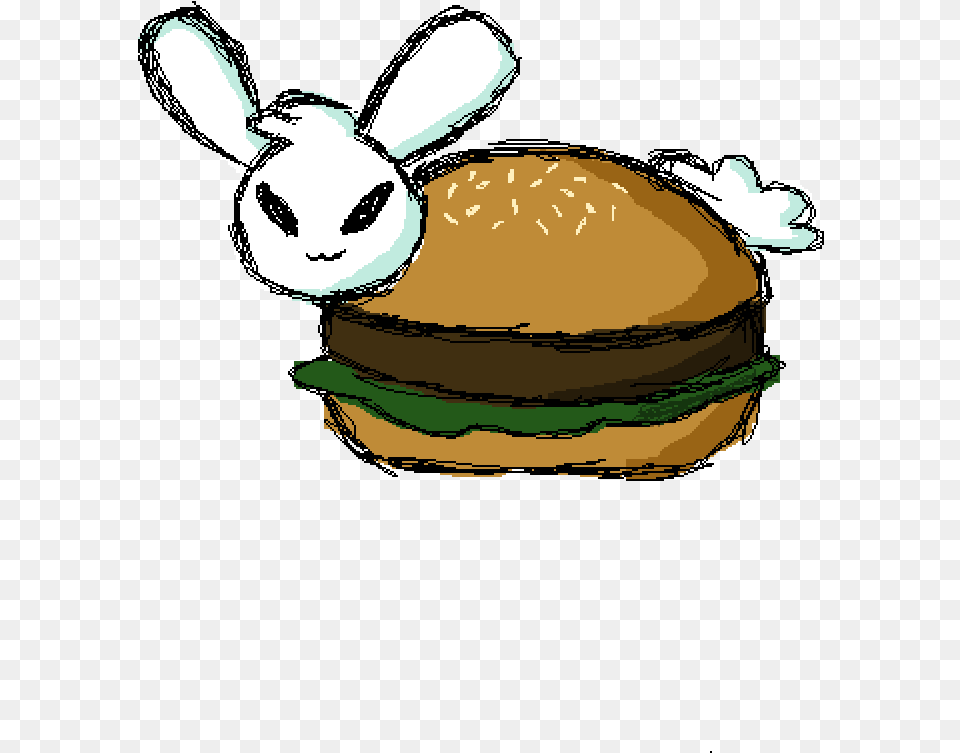 Burger Bun Bun Cartoon, Food, Face, Head, Person Free Png Download