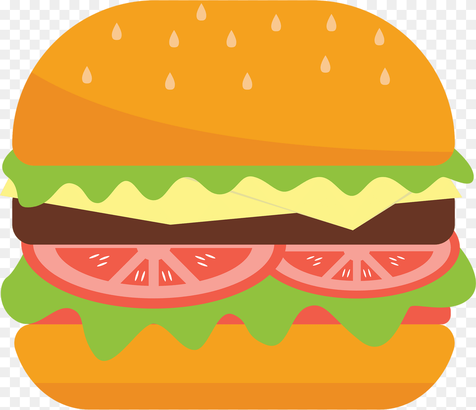 Burger Clipart, Food Free Png