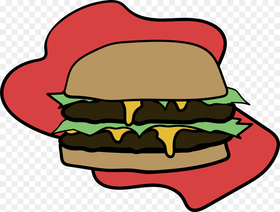 Burger Clipart Download, Food, Clothing, Hardhat, Helmet Png Image