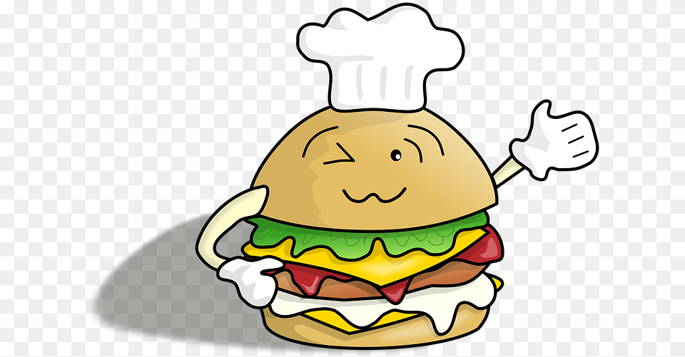 Burger Cute Delicious Food Snack Fast Food Menu, Baby, Person, Lunch, Meal Free Png