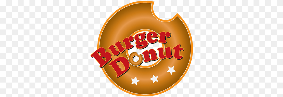 Burger Donut Logo Booth Design Illustration, Food, Ketchup, Symbol, Badge Png Image