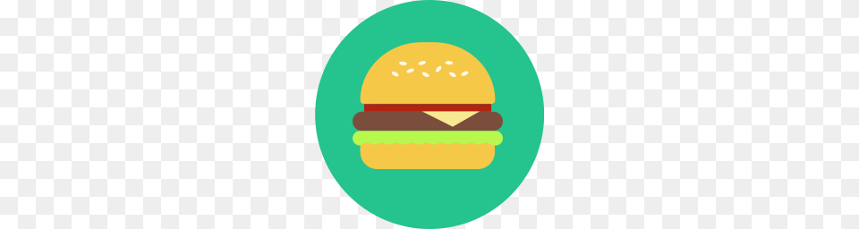 Burger Icon Flat, Food Free Transparent Png