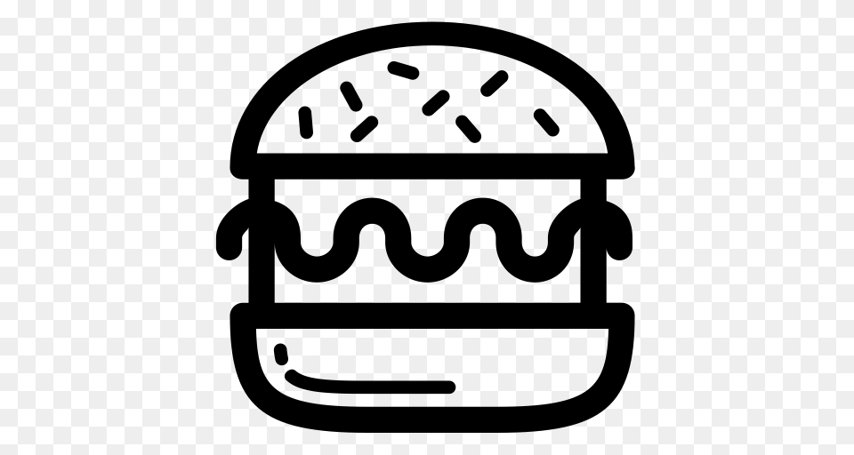 Burger Icon With And Vector Format For Free Unlimited Download, Gray Png