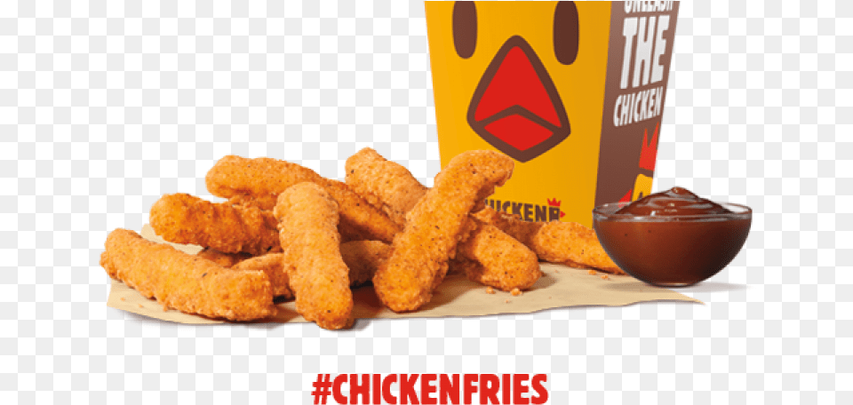 Burger King Chicken Fries Uk, Food, Fried Chicken, Nuggets, Ketchup Free Transparent Png