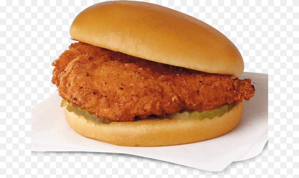 Burger King Chicken Sandwich Plain, Food Free Png Download