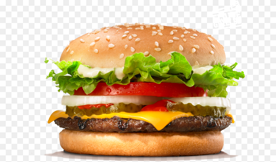 Burger King Double Whopper Jr, Food Free Png Download